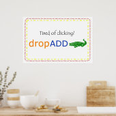 Poster bannière promo dropADD (Cuisine)