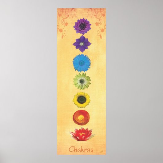 Poster Bannière Sept Chakras (Devant)
