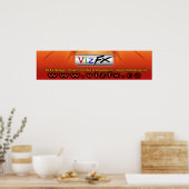 Poster Bannière VizFX (Cuisine)