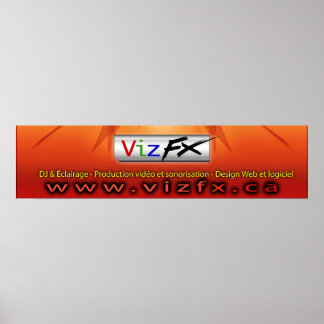 Poster Bannière VizFX