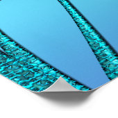 Poster Bannières de fête d'anniversaire (Coin)