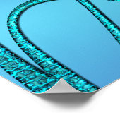 Poster Bannières de fête d'anniversaire (Coin)