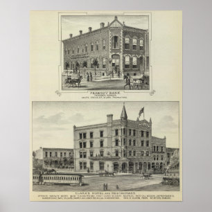 Poster Banque de Peabody, le Kansas