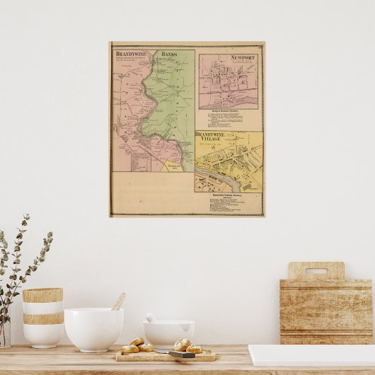 Poster Banques de Brandywine (Cuisine)