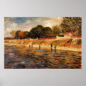 Poster Banques de la Seine par Vincent van Gogh (Devant)