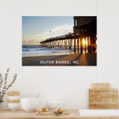 Poster Banques Extérieures Caroline du Nord OBX Avalon Fi (Cuisine)