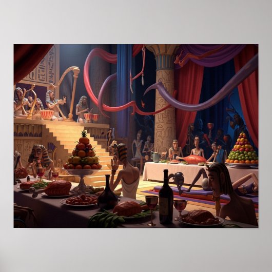 Poster Banquet des pharaons (Devant)