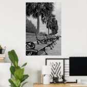 Poster Banquettes du front de mer B/W (Bureau à domicile)
