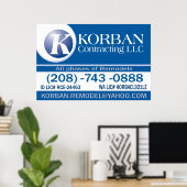 Poster banquier (Bureau à domicile)