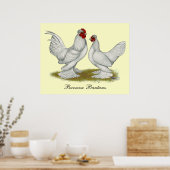 Poster Bantams birmans (Cuisine)