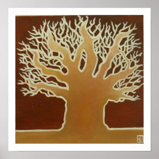 Poster Baobab africain #2 (Devant)