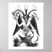 Poster Baphomet (Devant)