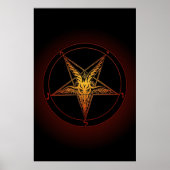 Poster Baphomet Art ancien (Devant)