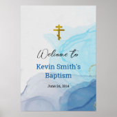 Poster Baptême chrétien orthodoxe des Eaux Vivantes (Devant)