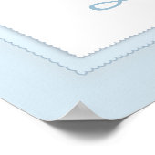 Poster Baptême de garçon baptême baptême signes de premiè (Coin)