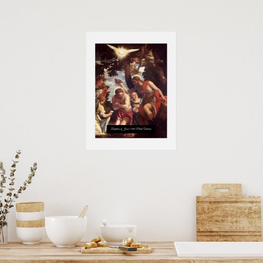 Poster Baptême de Jésus (Cuisine)