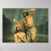 Poster Baptême de Jésus-Christ par Jean-Baptiste (Devant)