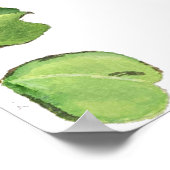 Poster Baptême de mariage Tournesol aquarelle (Coin)