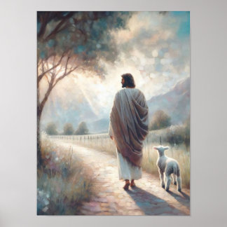 Poster Baptême du Christ, Art chrétien, Baptême de Jésus-