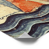 Poster Baptême du Christ, d'un Évangile (Coin)