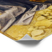 Poster Baptême du Christ par Da Vinci et Verrocchio (Coin)