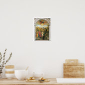 Poster Baptême du Christ, Saint Jean Altarpiece (Cuisine)
