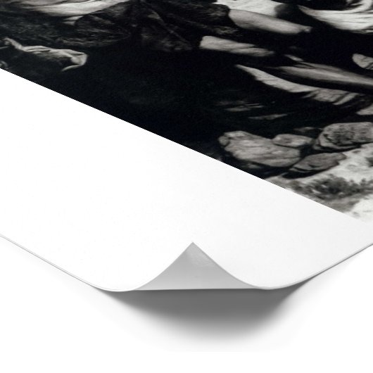 Poster Baptême du Christ. vers 1879 (Coin)