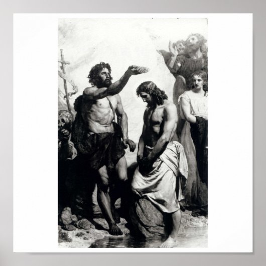 Poster Baptême du Christ. vers 1879 (Devant)
