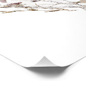 Poster Baptême fleur sauvage (Coin)