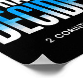 Poster Baptême J'Ai Décidé Baptisé (Coin)