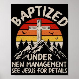 Poster Baptisé sous nouvelle direction Voir le baptême de