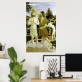 Poster Baptism of Christ by Piero della Francesca (1449) (Bureau à domicile)