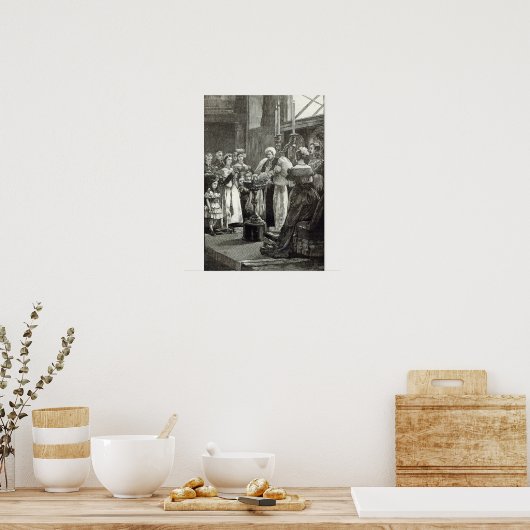 Poster Baptiste de la Princesse Louise (Cuisine)