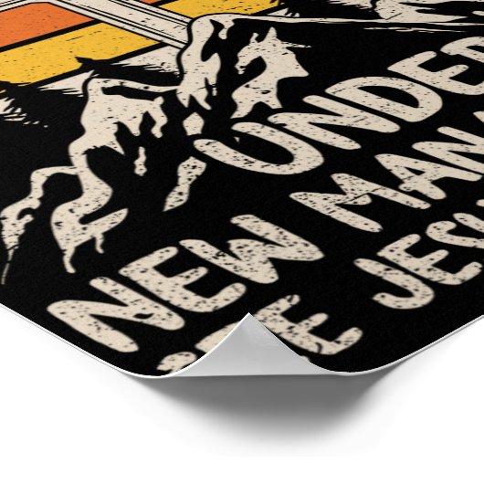 Poster Baptized Under New Management See Jesus Baptism Ch (Coin)