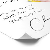 Poster Bar à cocktails lumineux (Coin)