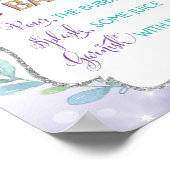 Poster Bar à Mimosa Sirène Panneau Mermosa Sous l'Océan (Coin)