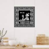 Poster Bar à Vins Vintage Art Déco (Cuisine)