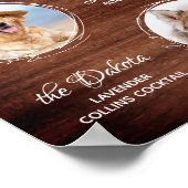 Poster Bar Chien Mariage Animaux Signature Cocktails Boir (Coin)