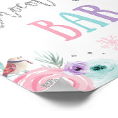 Poster Bar Chocolat chaud cacao Hiver Anniversaire (Coin)