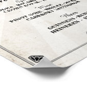 Poster Bar Crânes à sucre Rose Signé de mariage fête Hall (Coin)