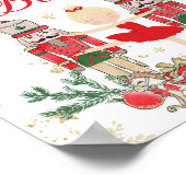 Poster Bar de cacao chaud Red Nutcracker Winter Onederlan (Coin)