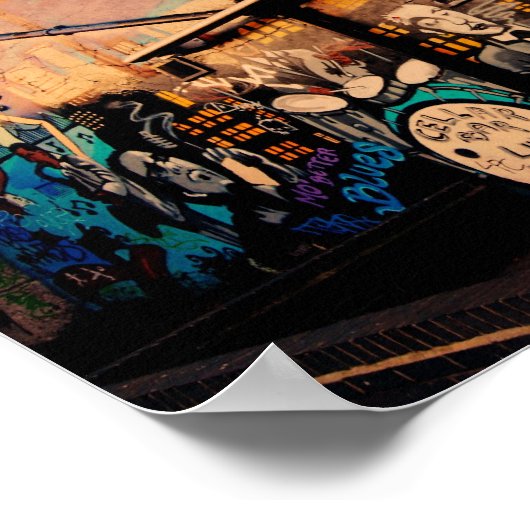 Poster Bar de cave (Coin)