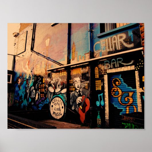 Poster Bar de cave (Devant)