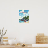 Poster Bar Harbor, Maine – Rivages d'Acadia Vintage (Cuisine)