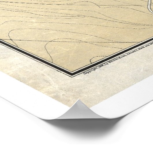 Poster Bar Harbour, ME Plan Plan 1896 (Coin)