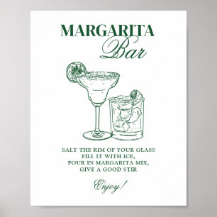 Poster Bar Margarita