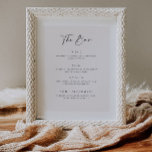 Poster Bar mariage Menu Boisson Signal de réception Poste<br><div class="desc">Le panneau de la barre de menu des boissons en papier est parfait pour ajouter à un cadre à afficher au bar. Vous pourrez choisir les boissons à commander lors de votre événement.</div>