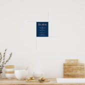 Poster Bar Mariage Rustique moderne Menu Signer Boissons (Cuisine)