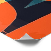 Poster Bar Martini Moderne du Milieu du Siècle Art Vector (Coin)