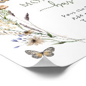 Poster Bar Mère Fleur Sauvage Verte (Coin)